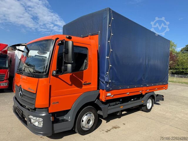 Фургон с брезентова завеса MERCEDES-BENZ ATEGO 816 Pritsche/Plane 4,90 m *Klima