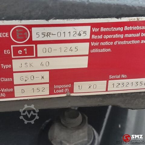 Femte hjul Jost Occ koppelschotel + montageplaat JSK40 Jost
