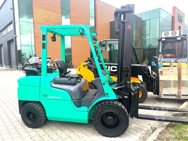 4-kolesový vysokozdvižný vozík Mitsubishi FD35NT /Diesel/Only 6012 hours/New Price