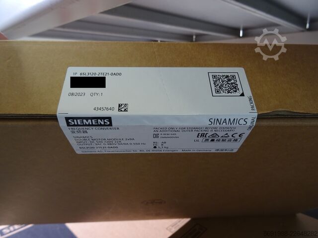 Upravljačka jedinica Siemens AG SINAMICS S120 DOUBLE MOMO 9A/9A D-Type
