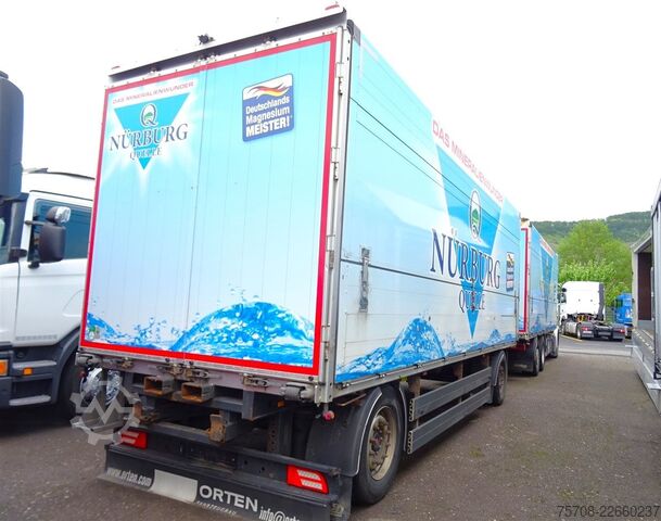 Remolque caja ORTEN 2 Achs Drehschemel*7,5 m Schwenkwand*MSH*