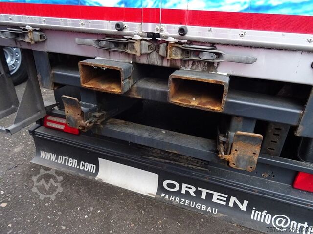 Remolque caja ORTEN 2 Achs Drehschemel*7,5 m Schwenkwand*MSH*