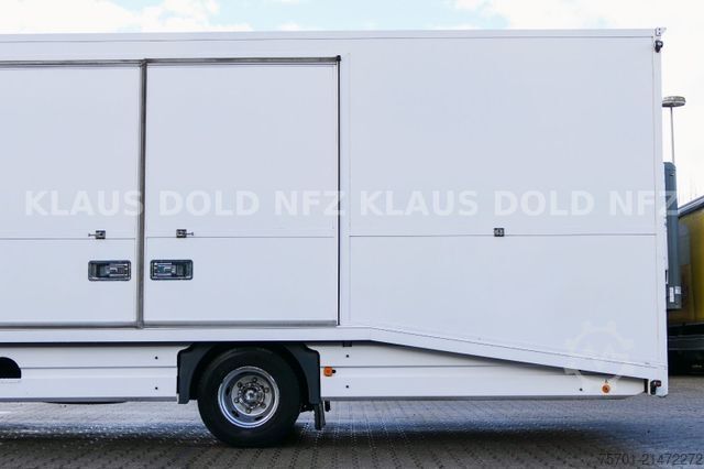 Bestelwagen autodrager MERCEDES-BENZ TGL 8.250 geschloss. Autotransp. Moetefindt