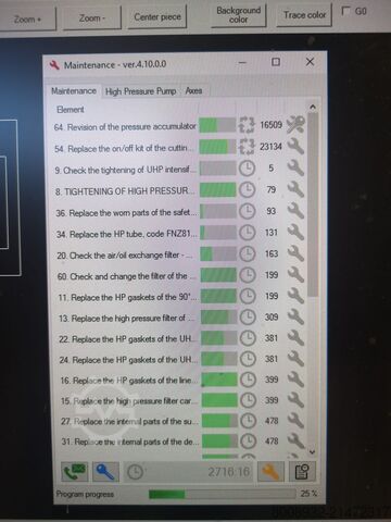 Akmens frēzavimo staklės Intermac PRIMUS 402 Waterjet 5 Axis