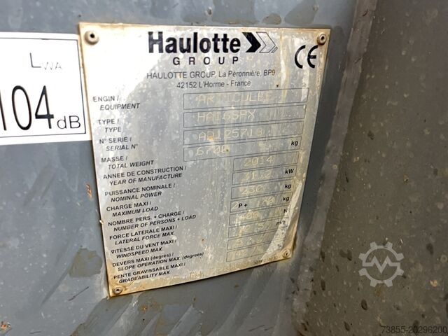Plate-forme de travail articulée Haulotte Ha 16 Spx