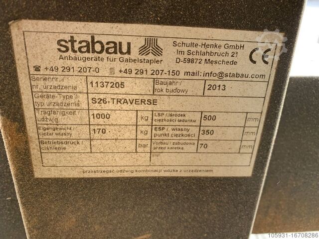 সরঞ্জাম Stabau Traverse Stabau S26