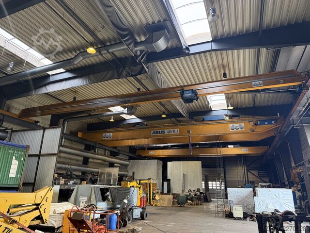  Abus 5 ton overhead crane. Span: 21.100 mm.