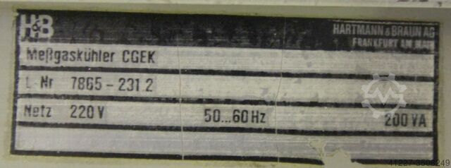 Exemple de refroidisseur de gaz H&B CGEK