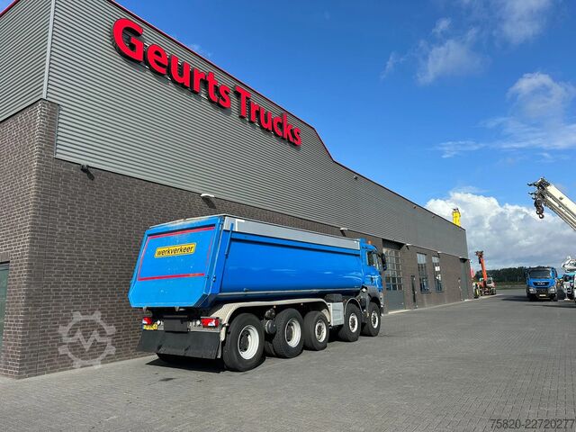 Avfallsbil MAN TGS 50.500 10X8 BLH WSA KIPPER MET AFDEKKLEPPEN