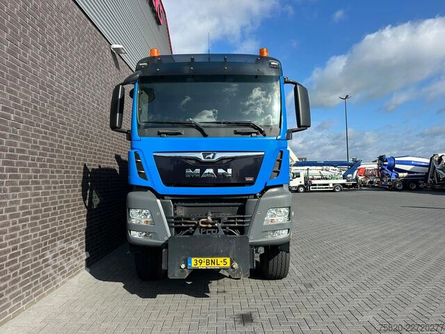 Avfallsbil MAN TGS 50.500 10X8 BLH WSA KIPPER MET AFDEKKLEPPEN