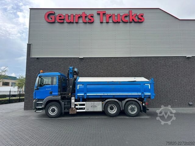 Nosturilla varustettu kippivaunu MAN TGS 26.360 6X4H-4 BL KIPPER +EPSILON Q 170 EASY...