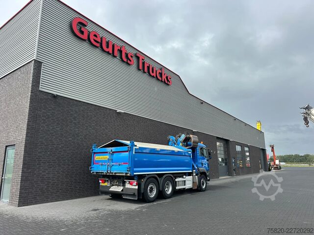 Nosturilla varustettu kippivaunu MAN TGS 26.360 6X4H-4 BL KIPPER +EPSILON Q 170 EASY...