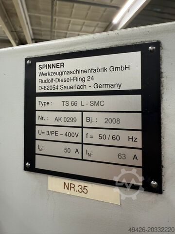 CNC Drehmaschine Spinner TS66L-SMC