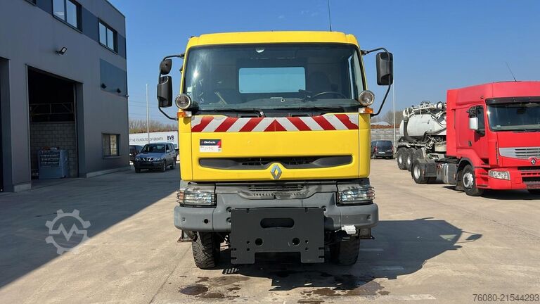 Chassi med hytt Renault KERAX 370 DCI (6X6 / 59.000 KM !!!! / LAMES / G...