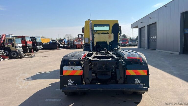 Chassi med hytt Renault KERAX 370 DCI (6X6 / 59.000 KM !!!! / LAMES / G...