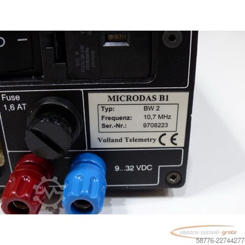 Component  Volland Telemetry MICRODAS B1 Typ: BW 2