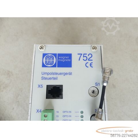 Component Wagner 752-ST/1 Umpolsteuergerät / Steuerteil 340659 SN: 529597