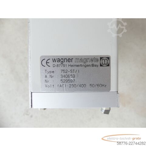 Component Wagner 752-ST/1 Umpolsteuergerät / Steuerteil 340659 SN: 529597