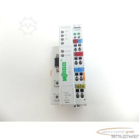 উপাদান WAGO 750-323 Profibus DP 12 MBd/ Digital SN 93787 -!-