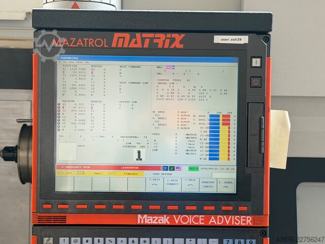 مركز خراطة وفريزة MAZAK - INTEGREX 200-4 ST Mazak Integrex 200-4 ST
