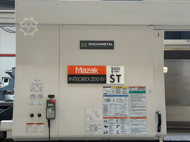 مركز خراطة وفريزة MAZAK - INTEGREX 200-4 ST Mazak Integrex 200-4 ST
