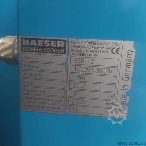 Compressore a vite Kaeser BSD72
