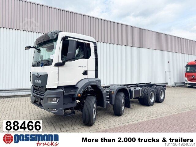 Шасси грузовых автомобилей MAN TGS 35.480 8x8 BB CH, Hohe Bauart, Nebenantrieb