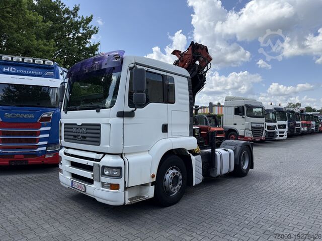 Кран, монтиран на камион MAN TGA 18.430 Kran Palfinger 16502 bis 26.5 Meter