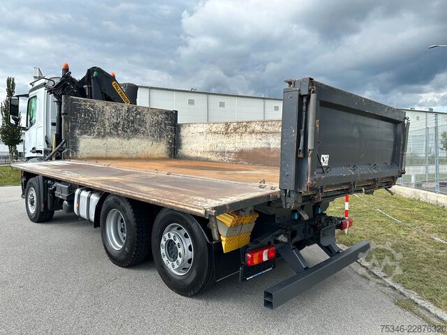 Veokile paigaldatud kraana MERCEDES-BENZ Arocs 2545 Kipper/Kran/6x4-4/Lenkachse/128 tkm