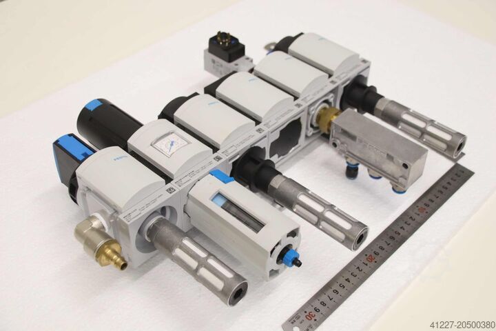 Unidad de mantenimiento filtro válvula reguladora Festo MS6-EM1-1/2-S M56-EE-1/2-V24-S