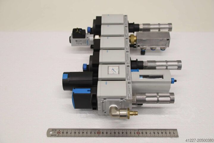 Unidad de mantenimiento filtro válvula reguladora Festo MS6-EM1-1/2-S M56-EE-1/2-V24-S