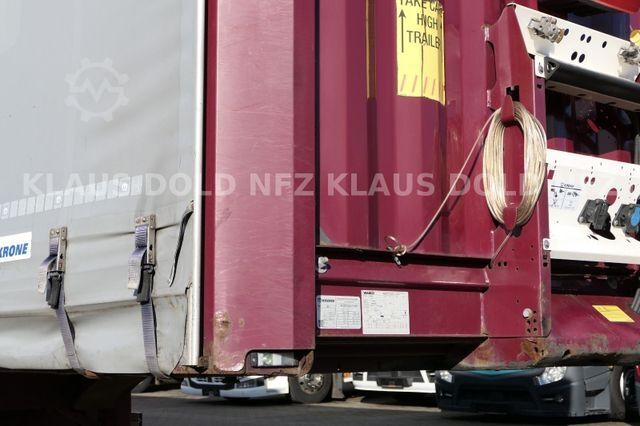 مقطورة نصفية مفتوحة مع قماش مشمع KRONE SD Pritsche Plane XL MegaLiner Edscha Bordwände