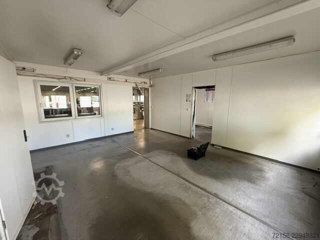 Living container, office container, WC container Container Containeranlage Bürocontainer WC+Dusche