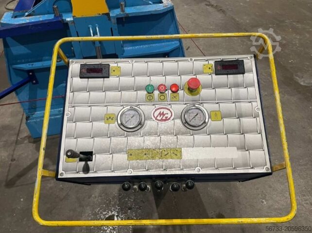 Máquina de dobrar redonda de três rolos hidráulica MG 3100 x 16/12 mm