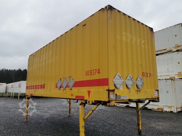  Krone Wechselkoffer mit Rolltor 7,45 m kranbar