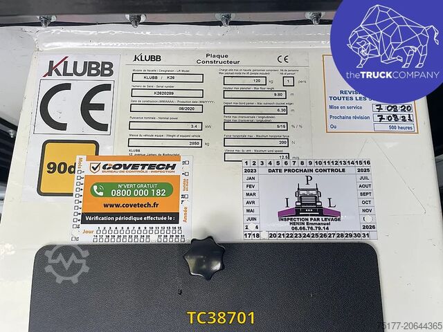 Platforma de ridicare Renault Master tronqué