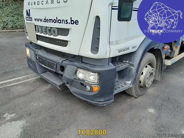 Przesuwana plandeka Iveco EuroCargo 120e25 Euro 5 - ENGINE DAMAGE -