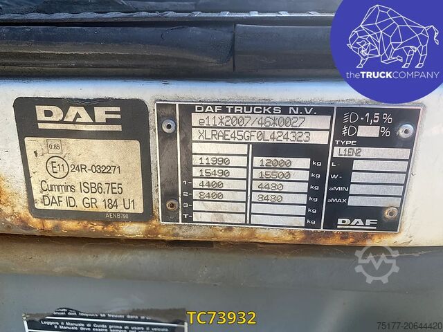 Transporte refrigerado/congelado DAF LF 45 250