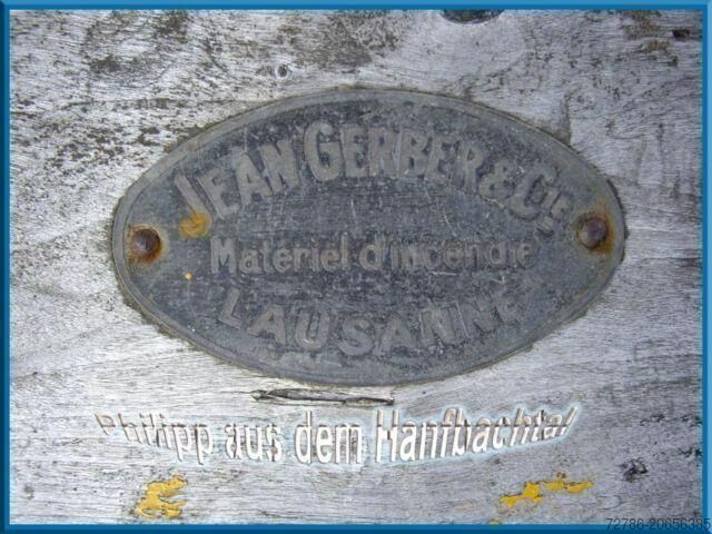 Khác Other Feuerwehr Anhanger aus Holz von 1930