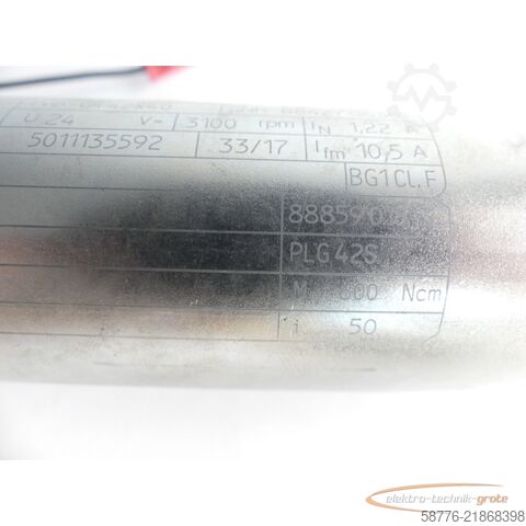 Unit kendali Dunkermotoren GR42x40 SNR: 88427 06301 + PLS 42S SN: 5011135592 - ungebr.! -