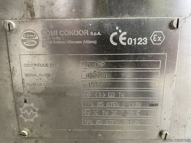 เครื่องปอกแนวนอนสแตนเลส Comi Condor HX/GMP ขนาด 45 นิ้ว COMI-CONDOR HX/GMP