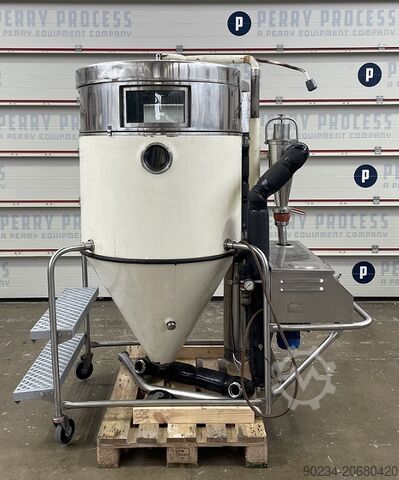 800mm x 915mm ruostumattomasta teräksestä valmistettu Niro Mobile Minor -suihkujauhdutin Niro Mobile Minor