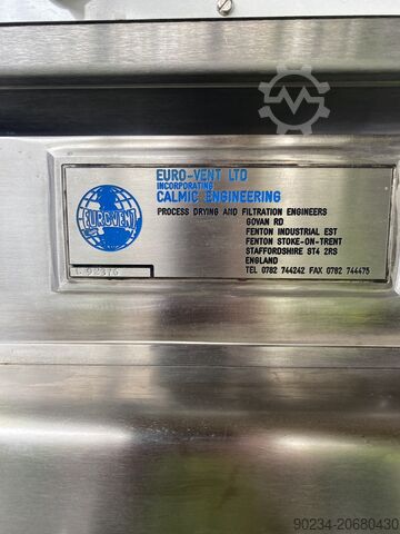 Máy sấy kệ chân không bằng thép không gỉ Calmic Eurovent, 8 bộ vuông, 3 kệ 8 Sq. Foot