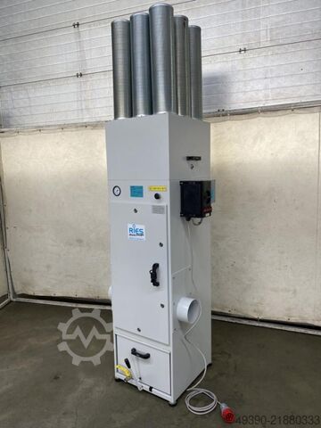 As-new extraction system, central extraction, ambient air filtration system, central welding fume ex P. RIES GmbH 330 D ATEX