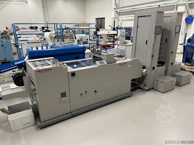 صانع الكتيبات Horizon VAC-100a + VAC-100c + SPF-20A + FC-20A Booklet Maker