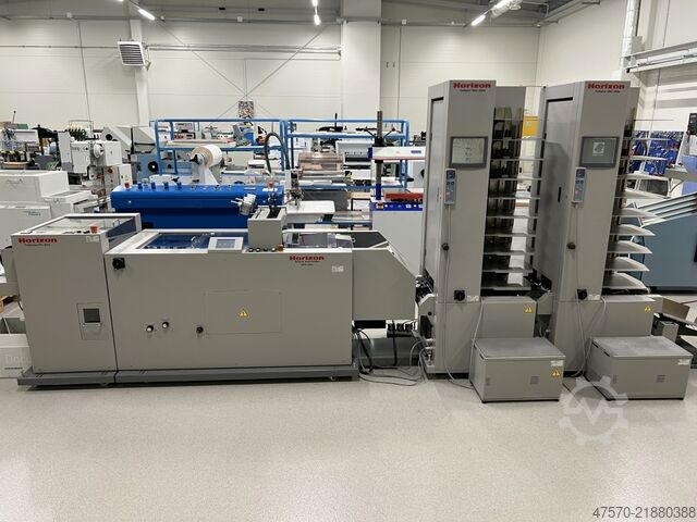 صانع الكتيبات Horizon VAC-100a + VAC-100c + SPF-20A + FC-20A Booklet Maker
