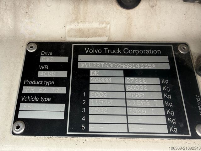 Tipvogn VOLVO FH540 6x2*4 Tipper Ecotop Euro 6