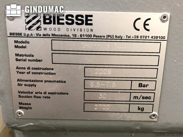 CNC İşleme Merkezi BIESSE SKIPPER 100