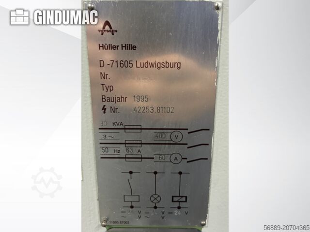 Horizontal Machining Centre HULLER HILLE EA 10