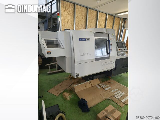 Swiss Type Turning Machine Citizen Cincom M16-4M8